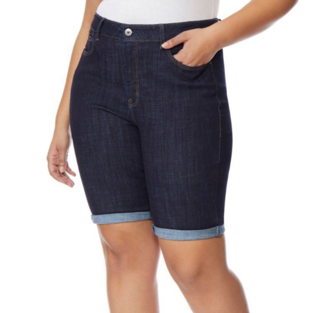 Rebel Wilson Cosmic Bermuda Denim Shorts